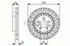 Передний тормозной диск 0986479D16 BOSCH