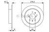 Тормозной диск 0986479D34 BOSCH