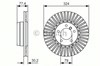 Передний тормозной диск 0986479D39 BOSCH