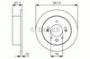 Тормозной диск 0986479R09 BOSCH