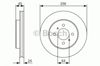 Диск тормозной передний 0986479R18 BOSCH