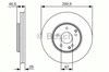 Диск тормозной передний 0986479R79 BOSCH