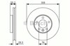 Ротор тормозной 0986479R84 BOSCH