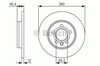 Диск тормозной задний 0986479R91 BOSCH