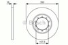 Задний дисковый тормоз 0986479R92 BOSCH