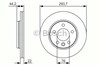 Тормозной диск 0986479S06 BOSCH