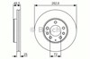 Тормоз дисковый передний 0986479S60 BOSCH