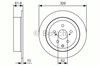 Тормозной диск 0986479T04 BOSCH