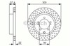 Диск тормозной передний 0986479T33 BOSCH