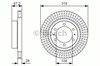 Передний тормозной диск 0986479T80 BOSCH