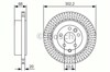 Диск тормозной задний 0986479U44 BOSCH