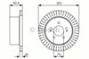 Задний дисковый тормоз 0986479V26 BOSCH