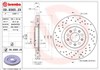 Передний тормозной диск 0993652X BREMBO