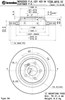 Диск тормозной задний 09A81811 BREMBO