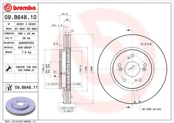 09B64810 Brembo