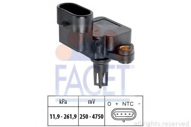 Датчик давления наддува 103245 FACET