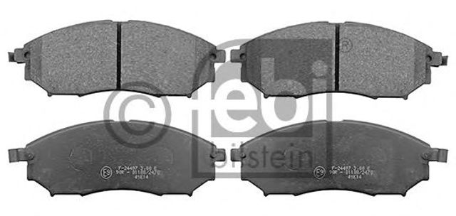 Тормозные колодки 116188 FEBI
