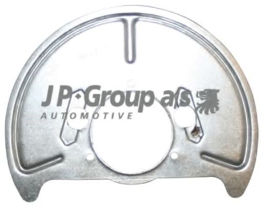 Jp group захист диска передн. лів. vw t3 1164200370
