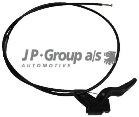 Jp group opel трос капота corsa b 93- 1270700200