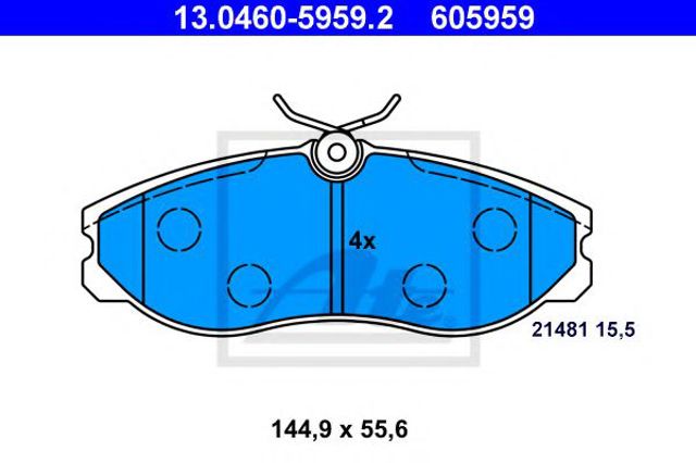 Колодки 13046059592 ATE