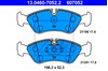 Колодки передние 13046070522 ATE