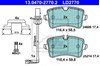 Колодки тормозные задние, дисковые 13047027702 ATE