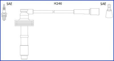 Провода высокого напряжения 134560 HITACHI