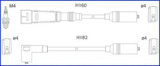Провода высокого напряжения 134717 HITACHI