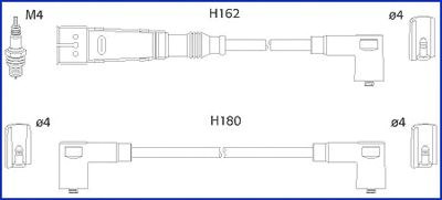 Высоковольтные провода  134784 HITACHI