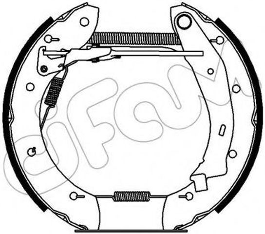 Барабанные колодки 151428 CIFAM