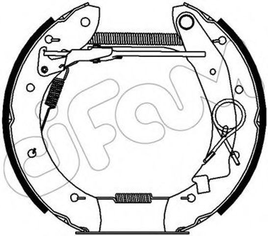Барабанные колодки 151430 CIFAM