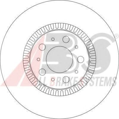 Диск тормозной передний 17012 ABS