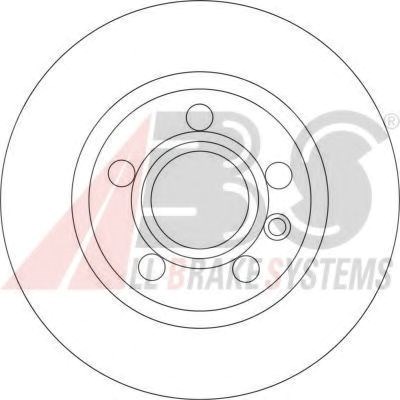 Диск тормозной задний 17190 ABS