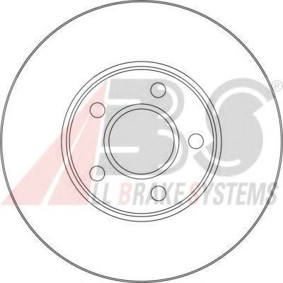 Тормоз дисковый передний 17416 ABS