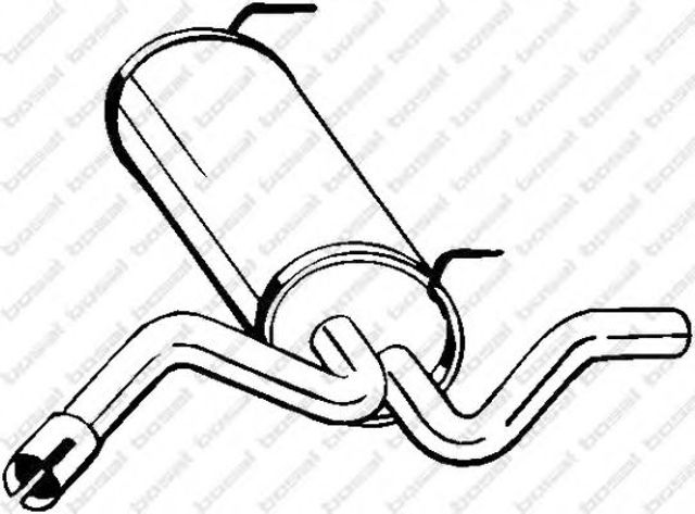 Глушитель  185231 BOSAL