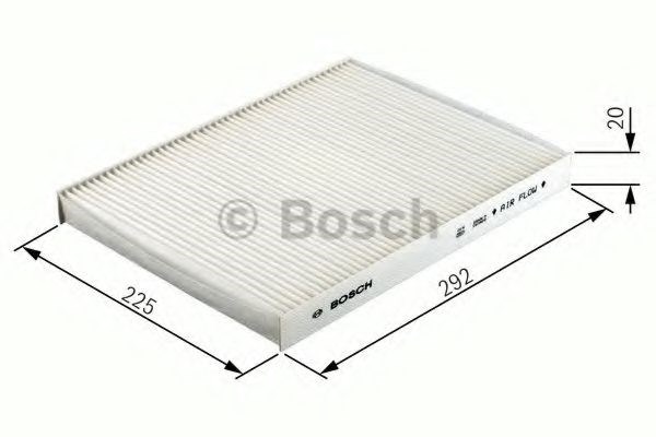 Bosch r2360 фільтр повітр. салону(вугілля) alfa 2,0-3,2 lancia kappa 2,0-3,0 1987432360