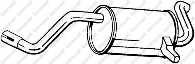 Глушитель  200035 BOSAL