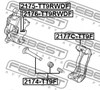 Ремкомплект тормозного суппорта переднего 2174TT9F FEBEST