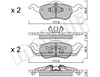 Колодки тормозные передние дисковые 2202910 METELLI