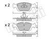 Колодки тормозные 2203120 METELLI