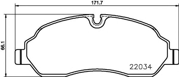 Колодки 2203401 TEXTAR