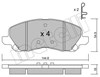 Колодки тормозные дисковые комплект 2204810 METELLI