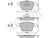 Колодки тормозные передние дисковые 2205991 METELLI