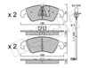 Тормозные колодки 2207754K METELLI