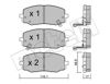 Колодки тормозные дисковые комплект 2209120 METELLI