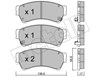 Колодки тормозные дисковые комплект 2209240 METELLI