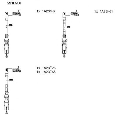 Бронепровода 221H200 BREMI