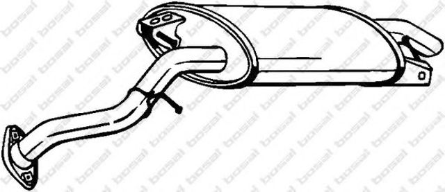 Глушитель  228079 BOSAL