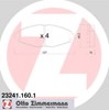 Колодки 232411601 ZIMMERMANN