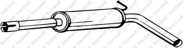 Выхлопная труба 233477 BOSAL